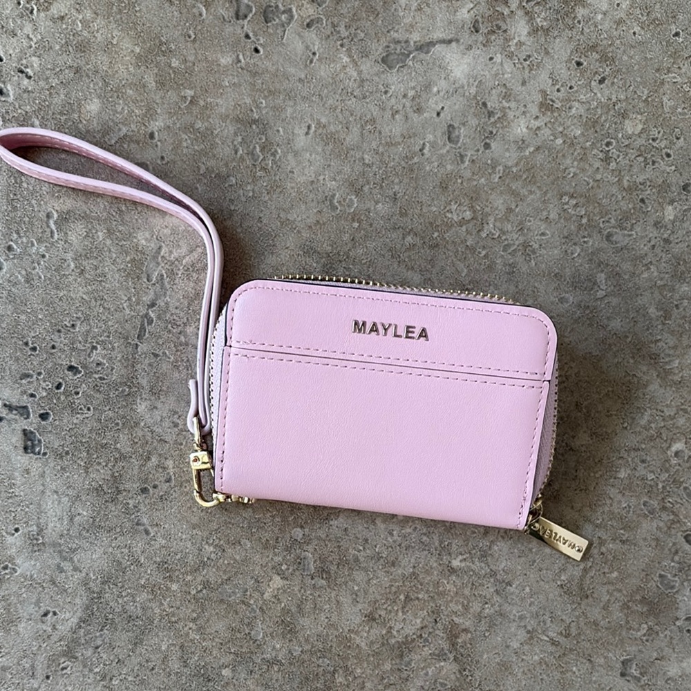 Pink Leather Wallet
